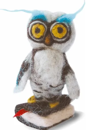 Snelle Levering Momentos Mágicos B-23 Wise owl Naaldvilt pakket