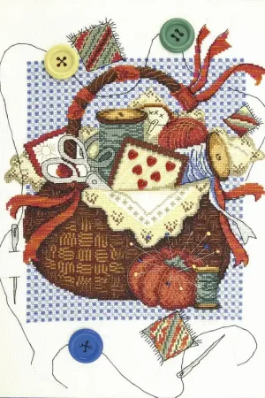 Op = Op Momentos Mágicos M-391 Basket of inspiration borduren (pakket)