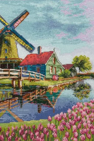 Beperkt Aanbod Momentos Mágicos M-481 Tulip field borduren (pakket)