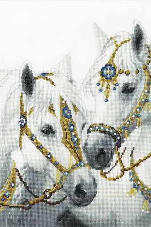 Momentos Mágicos M-426 Wedding horses borduren (pakket) Voordeelprijs