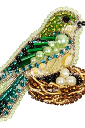 Momentos Mágicos BP-314 Bird Broche maken (pakket) Tijdelijk Beschikbaar