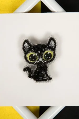 Momentos Mágicos BP-330 Black cat Broche maken (pakket) Beperkte Voorraad