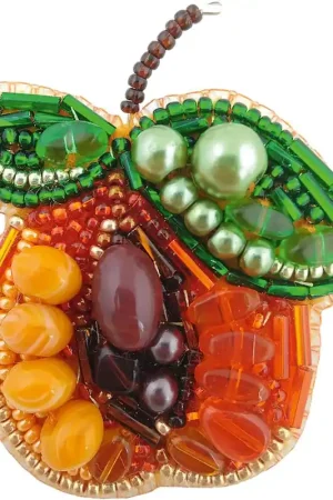 Fabrieksprijs Momentos Mágicos BP-233 Apricot Broche maken (pakket)