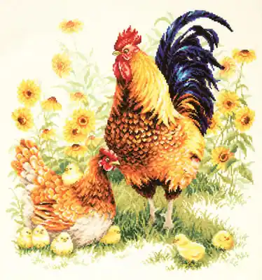 Tijdelijk Beschikbaar Magic Needle Family borduren (pakket) 064-009