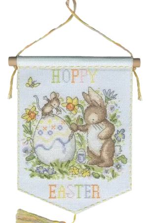 Nu Kopen Bothy Threads Kate Garrett Hoppy Easter XKG24 borduren (pakket)