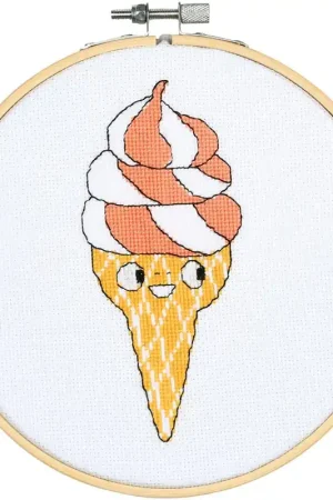 Beste Prijs Vervaco Eva Mouton Softijsje incl. borduurring borduren (pakket) PN-0215399