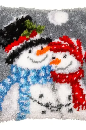 Vervaco Sneeuwmannen Knoopkussen pakket PN-0202523 Op = Op