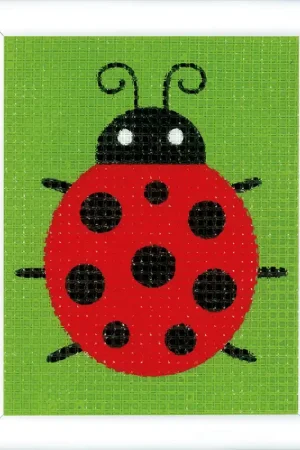 Vervaco Penelope kit Lieveheersbeestje Kits 4 Kids PN-0155783 Korting