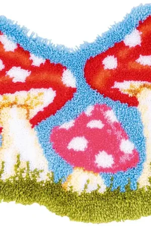 Vervaco Paddestoelen Knoopvormtapijt pakket PN-0154686 Betaalbaar