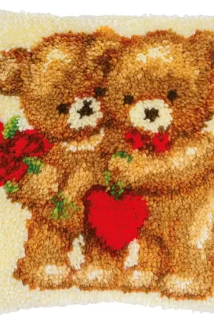 Aanbieding Vervaco Love bears Knoopkussen (pakket) PN-0197658