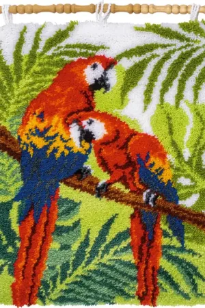 Betrouwbaar Vervaco Papegaaien in de jungle Knooptapijt PN-0194227