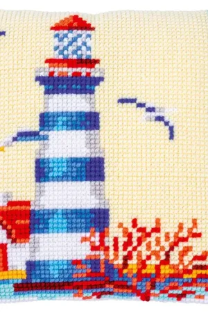 Alleen Vandaag Vervaco Vuurtoren Kruissteekkussen pakket PN-0183155