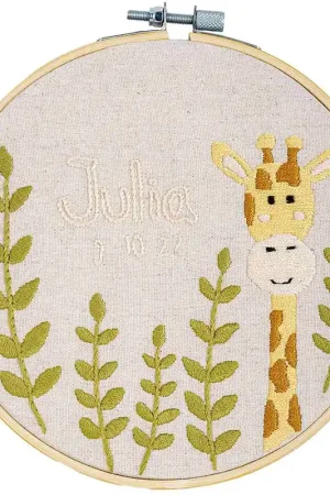 Betrouwbaar Vervaco Daffy's DIY Baby Giraffe vrij borduren pakket PN-0198151 **