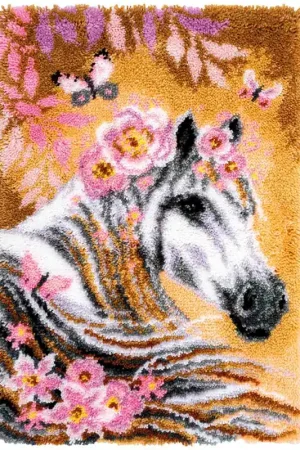 Vervaco Paard met bloemen Knoopkleed PN-0194644 Bestseller