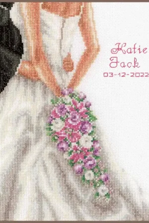 Gecertificeerd Vervaco Trouwkoppel borduren (pakket) PN-0155241