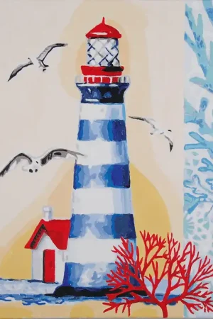 Vuurtoren Schilderen op nummer PN-0194392 Weekendaanbieding