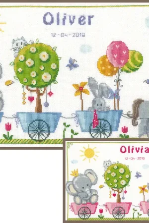 Fabrieksprijs Vervaco Dierenkoets borduren (pakket)