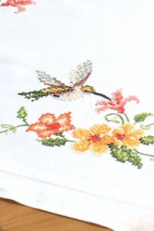 Vervaco Tafelkleed kit Kolibri Actieprijs