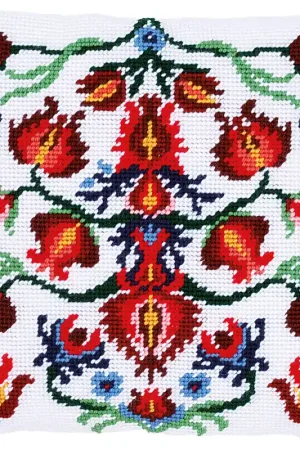 Vervaco Penelope Folklore Kruissteekkussen pakket La Maison Victor PN-0168442 ** Korting