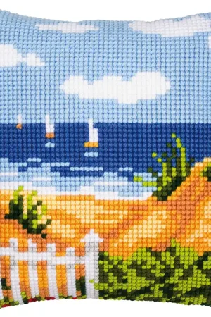 Vervaco Vuurtoren Kruissteekkussen pakket Gratis Verzending