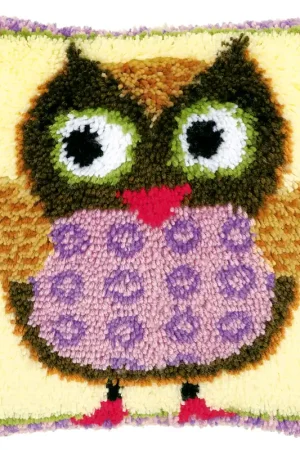 Vrouwtje uil Knoopkussen pakket Gecertificeerd