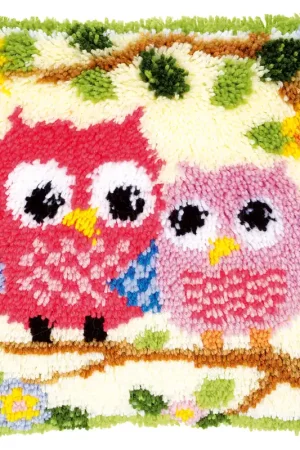 Beste Prijs Uilen op tak Knoopkussen pakket