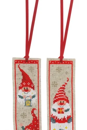 Direct Beschikbaar Vervaco Kerstkabouters set van 2 Bladwijzer PN-0185073