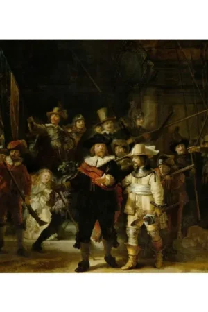 Actieprijs De Nachtwacht Diamond Painting - 80x100 / rond