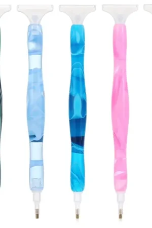 Betrouwbaar Luxe Diamond Painting pen met opzetstukjes - roze