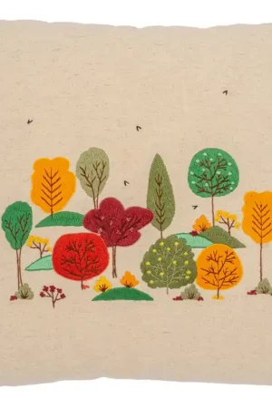 Direct Beschikbaar Vervaco Herfstbos kussen PN-0222668 borduren (pakket)