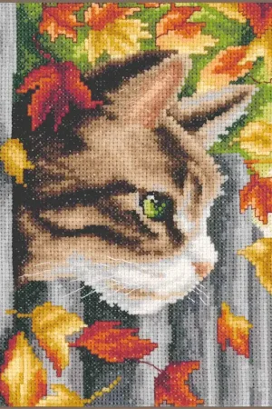 Direct Verzonden Vervaco Poesje aan hek PN-0212261 borduren (pakket)