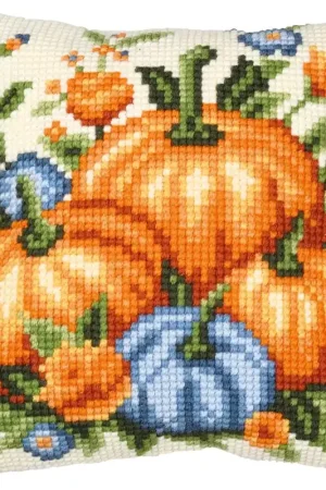 Direct Beschikbaar Vervaco Pompoenen Kruissteekkussen pakket PN-0207237