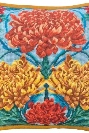 Seizoensaanbieding Bothy Threads April Mawhinney Caustic Chrysanthemum TAM5 Petit Point kussen borduren