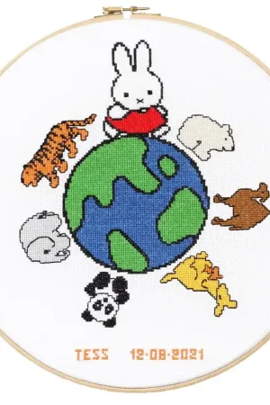 Alleen Vandaag Pako Nijntje: Geboorte Nijntje wereld borduren (pakket)