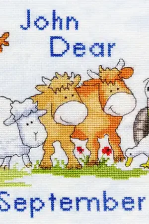 Baby Samplers First Born borduren (pakket) Op = Op