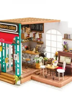 Gecertificeerd Rolife Simons Koffiehuisje met verlichting DG109