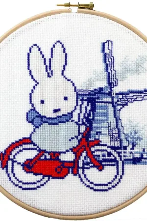 Pako Nijntje Holland op de fiets borduren (pakket) Beperkt Aanbod