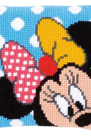 Disney Minnie kiekeboe Kruissteekkussen pakket ** Fabrieksprijs